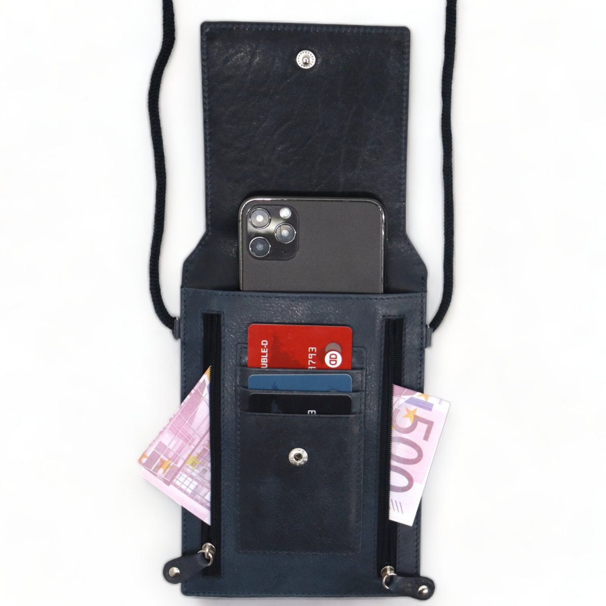 Safekeepers Phone Bag - Belt Bag - Neck Bag - Men's Neck Bag - Women's Neck Bag Tailor Bag Belt Bag Men - Blue