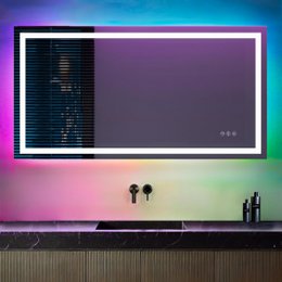 RGB-spiegel Lumoire Matrix horizontaal 120 cm