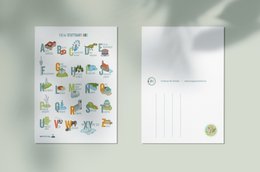 STUTTGART ABC-Postkarte