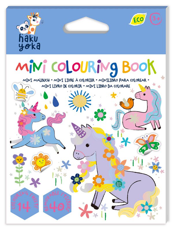 Mini Coloring Book - Unicorn