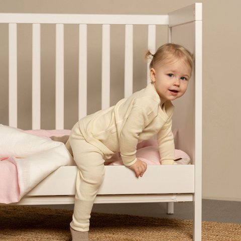 Set met lange mouwen voor kinderen 250 Merino Naturel