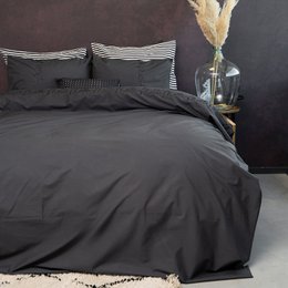 Melli Mello Fifty Shades Dekbedovertrek | Antraciet | Luxe Percal Katoen