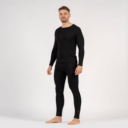 Men's Long Sleeve Set 250 Merino Black