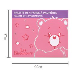 Care Bears Palette med 4 øjenskygger + børste og spejl