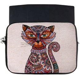 Laptoptasche - katteskæg - 38x28x2,5 cm