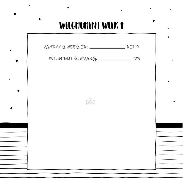 Libro de relleno SilliBeads - Mi diario de adelgazamiento - Tapa dura Wire-o (GAMA NEGRO/BLANCO)