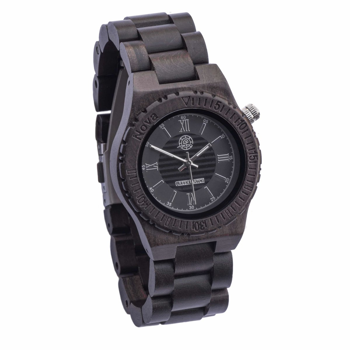 Greenwatch | Nova | Houten Horloge Dames | Ebbenhout