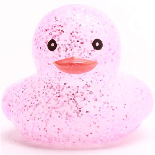 Mini rubber duck glitter - pink - rubber duck