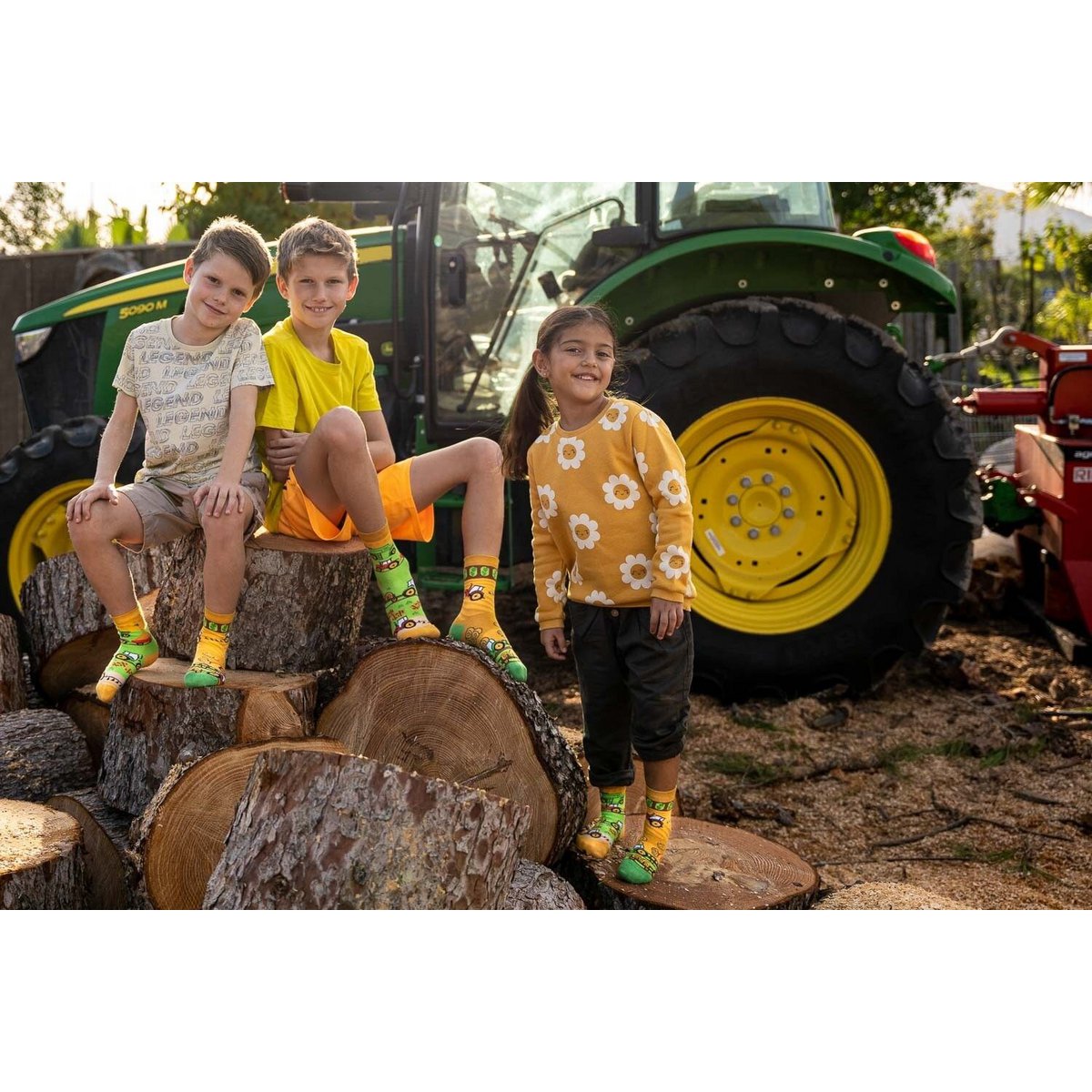 Kids socks - Tractors