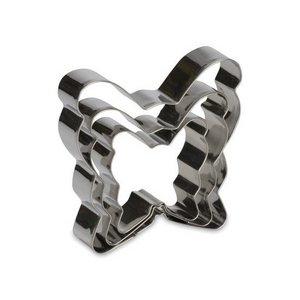 3-piece Butterfly cookie cutter