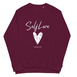 Økologisk sweatshirt SELF LOVE Unisex økologisk raglan sweatshirt