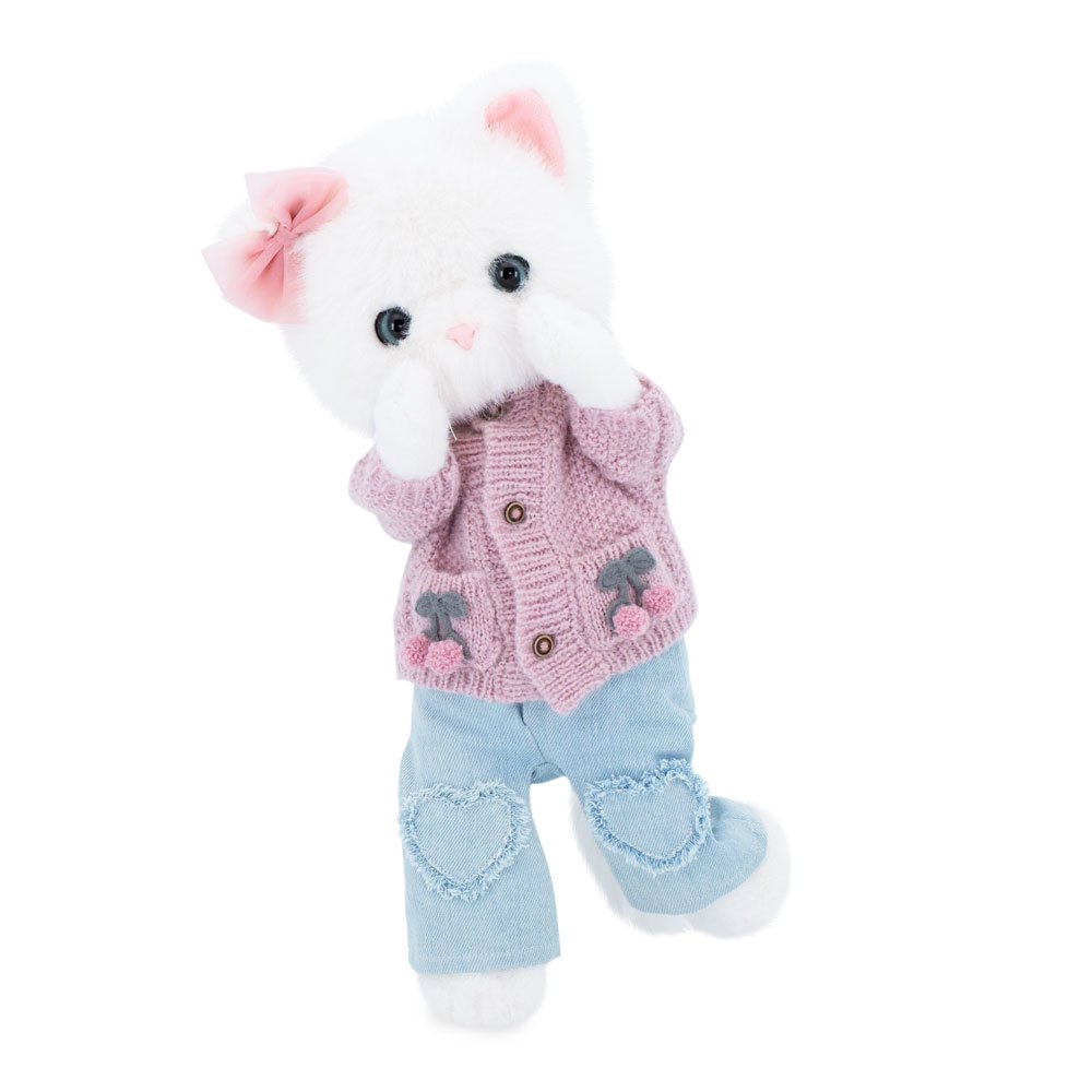 Pluszowa zabawka, Lucky Kitty, Lucky Sophie: Dziane Wiśnie 38 cm