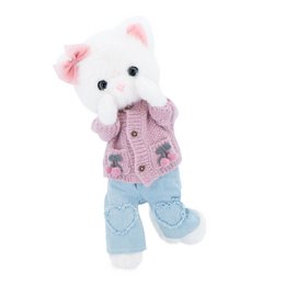 Pluszowa zabawka, Lucky Kitty, Lucky Sophie: Dziane Wiśnie 38 cm