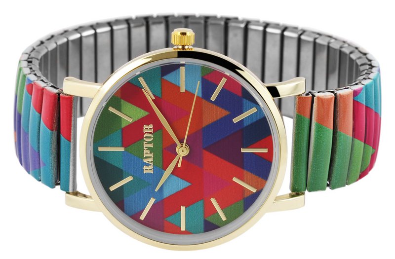 Raptor women's wristwatch with drawstring