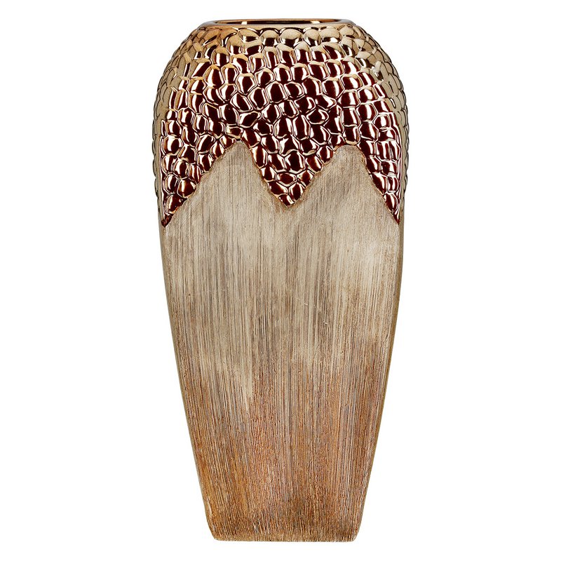 Jarrón Lausana, braun; color bronce Alt. 38,5 cm