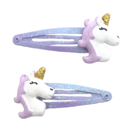 Spinki do włosów premium dla dzieci - Unicorn Beauties