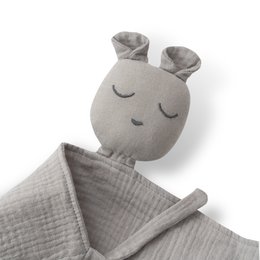 ENSEMBLE DOUDOU + BANDANA + ANNEAU DE DENTITION - MOD. OSO - GRIS ESSENCE