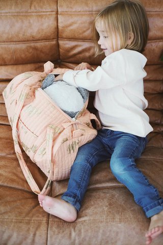 Wochenendtasche - Pfirsichelefant