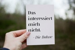 Nie interesuje mnie fasola