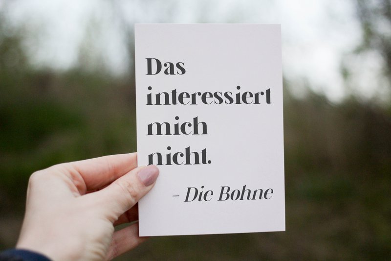 Nie interesuje mnie fasola