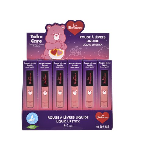 BISOUNOURS, Lipstick, Liquid, pink, Makeup, 5g, TAKE CARE