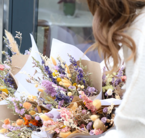 Big dried flower bunch bundle - Spring