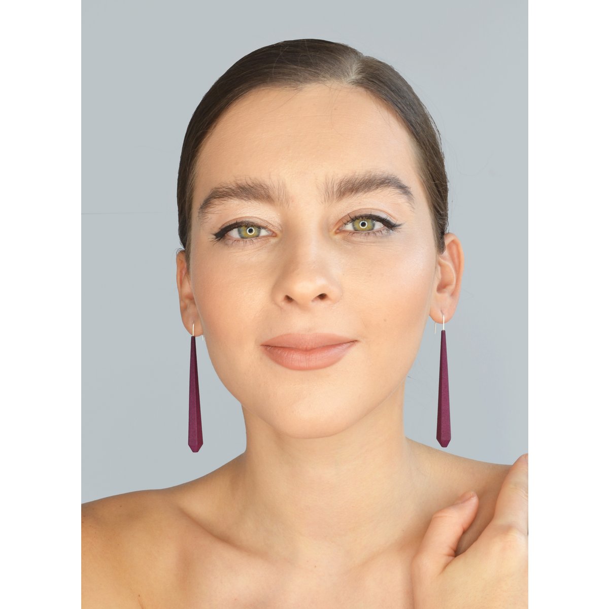 Langes Fünfeck XL Plum
