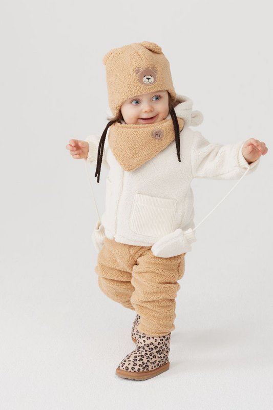 Short enfant peluche MILO BISCUIT