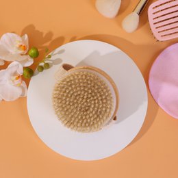 Sister Young l LUNA – Spazzola corpo anticellulite con setole naturali per massaggio a secco e ad umido