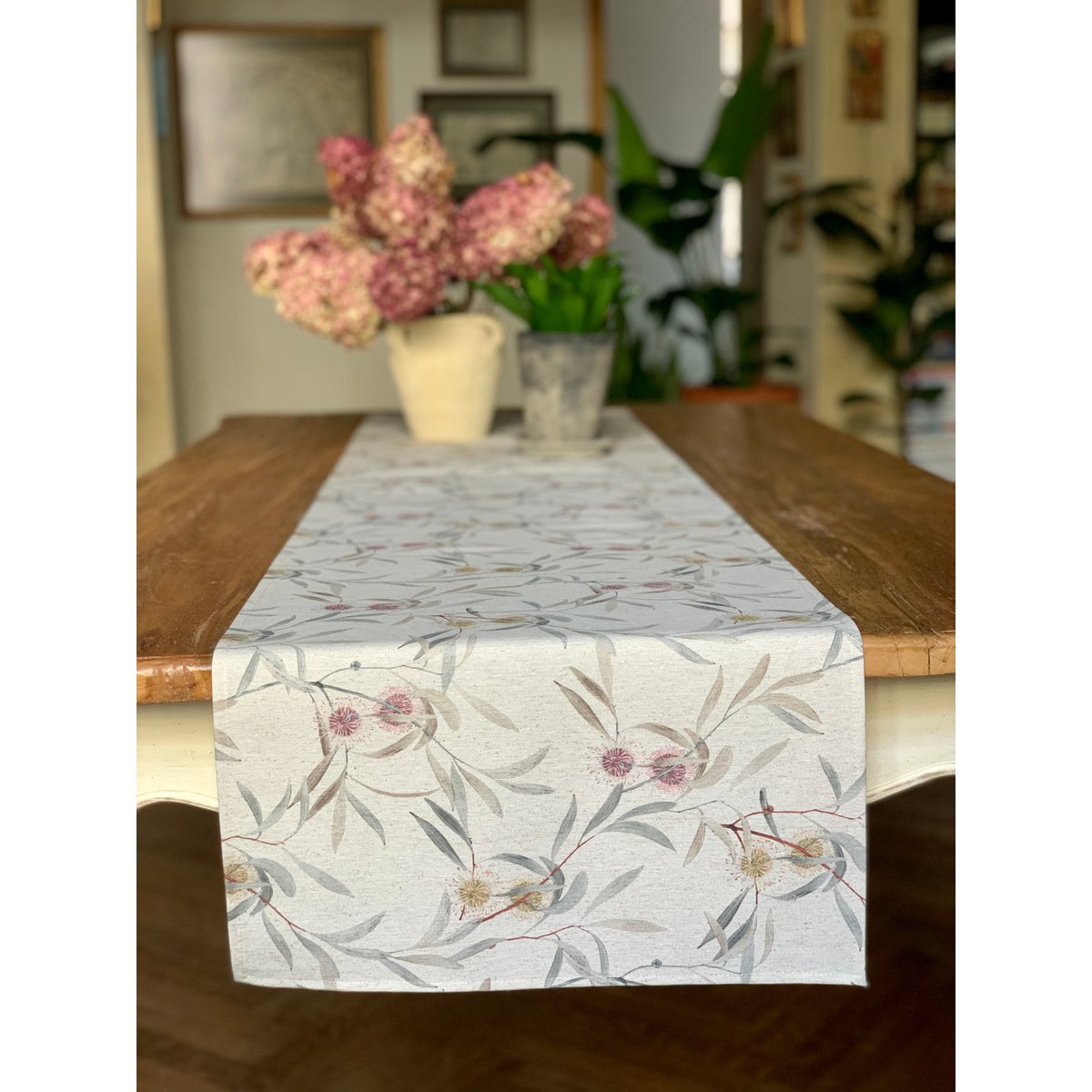 Table Runner, Recycled Cotton, Printed | Pipo Fresno