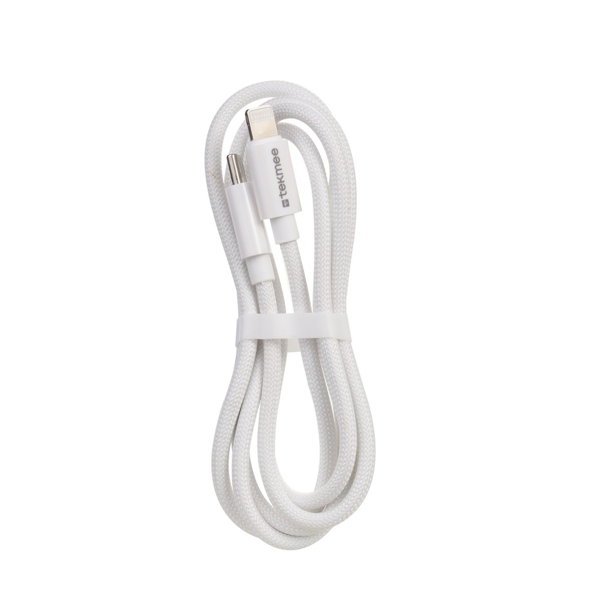 TEKMEE 1M LIGHTNING/TYP-C-FISCHNETZKABEL