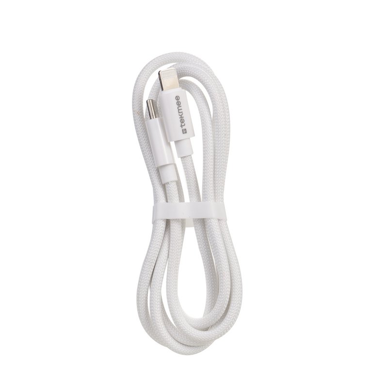 CABLE DE RED TEKMEE LIGHTNING/TIPO-C DE 1M