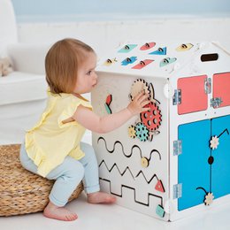 BusyBoard sanselegehus - Hvid