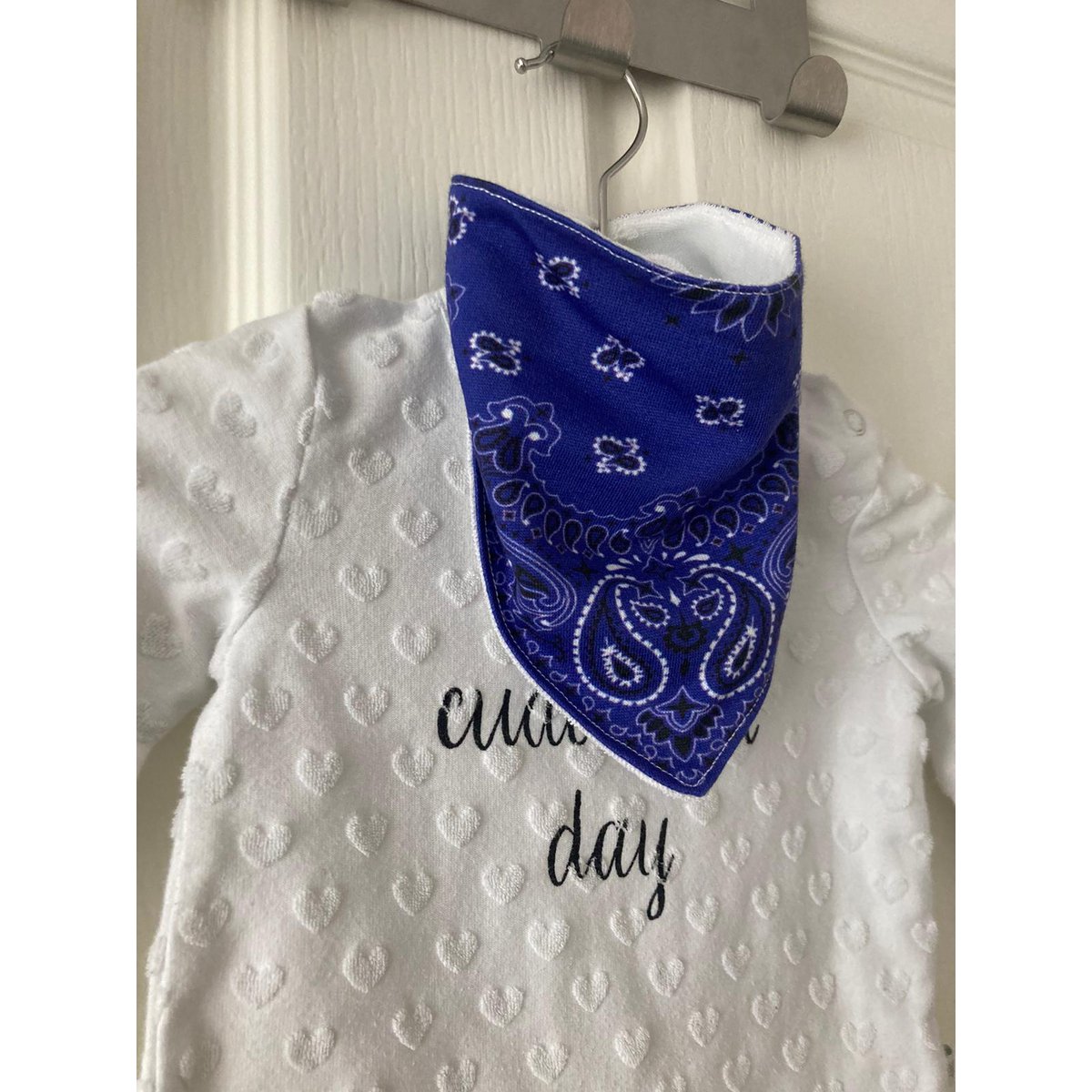 Echarpe Drool Paisley Bleu