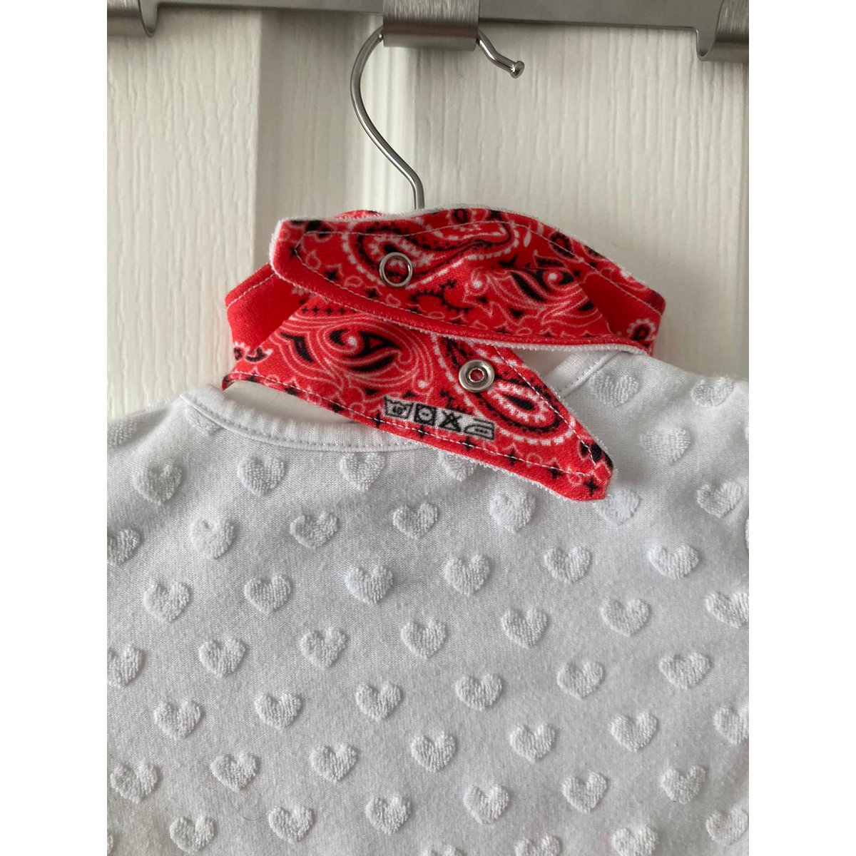 Kwijlsjaal Paisley Rood