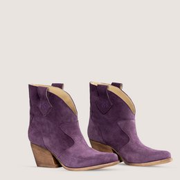 Velvet Laser Texan ankelstøvler
