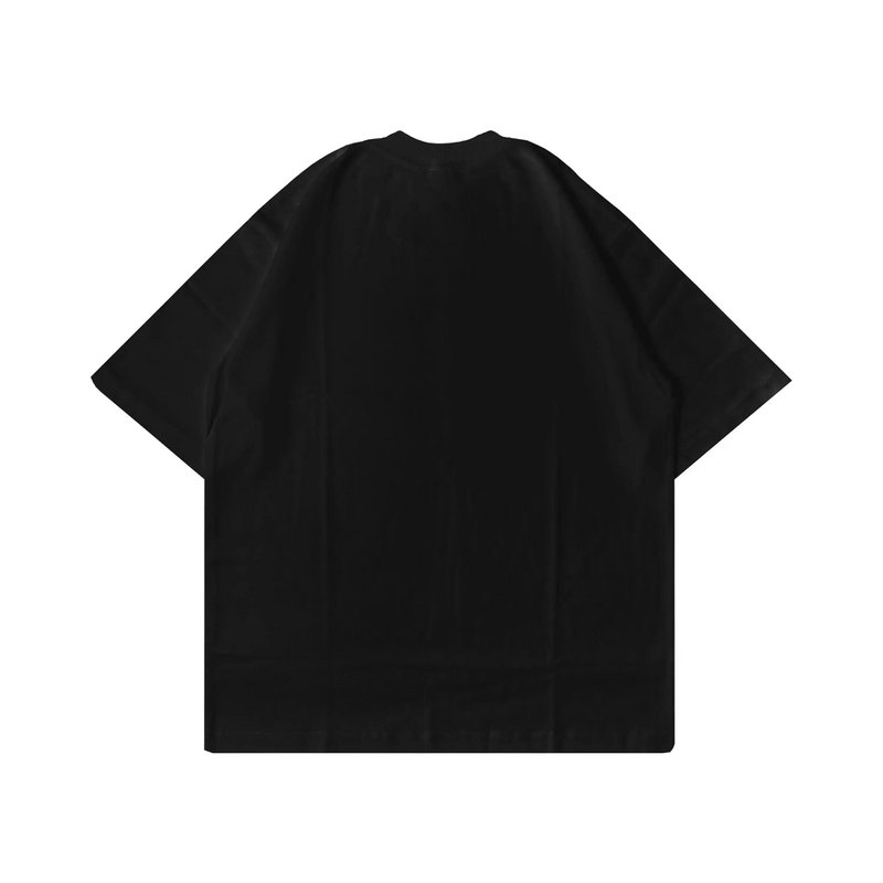 T-shirt Boxy Fit Taped 100% Cotone Made in Italy