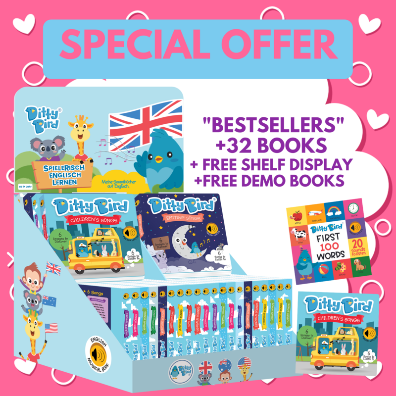 NEW CUSTOMER PROMO PACK "BESTSELLERS": SHELF UNIT + 32 BOOKS + FREE SAMPLE BOOKS