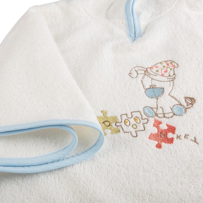 Set poncho per bebè Gus in cotone biologico
