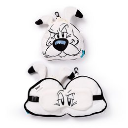 Relaxeazzz Idefix (Dogmatix) Asterix Plys rejsepude & øjenmaske