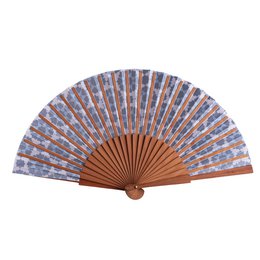 Al-Andalus Lattice Satin Hand Fan Widad 23 cm