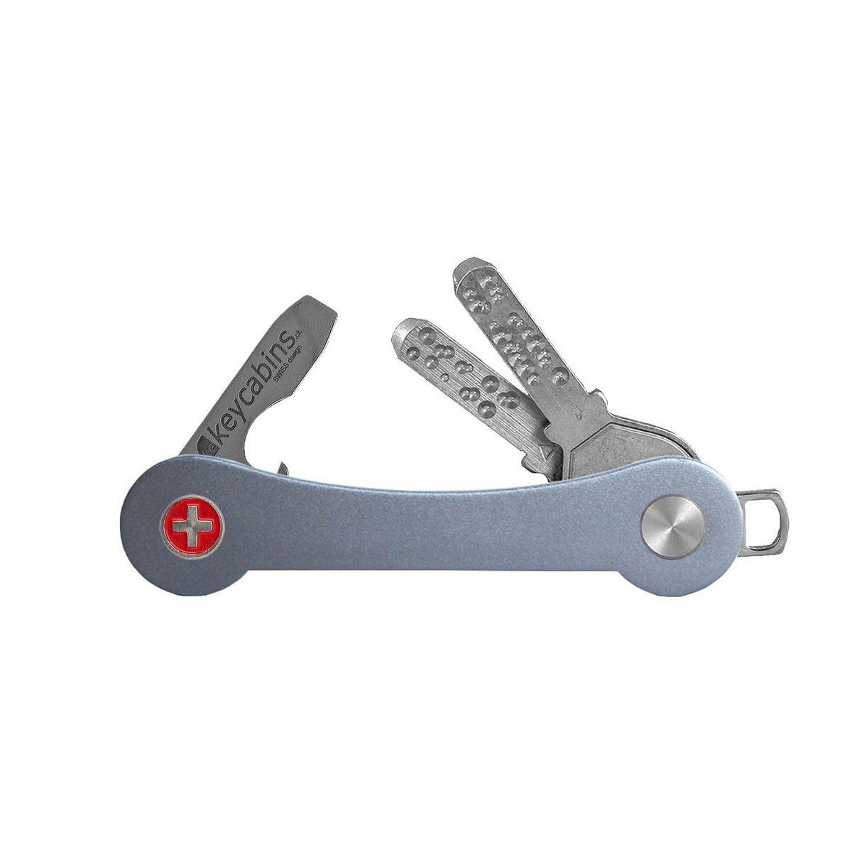 Nøgleorganisator aluminium S1 grå