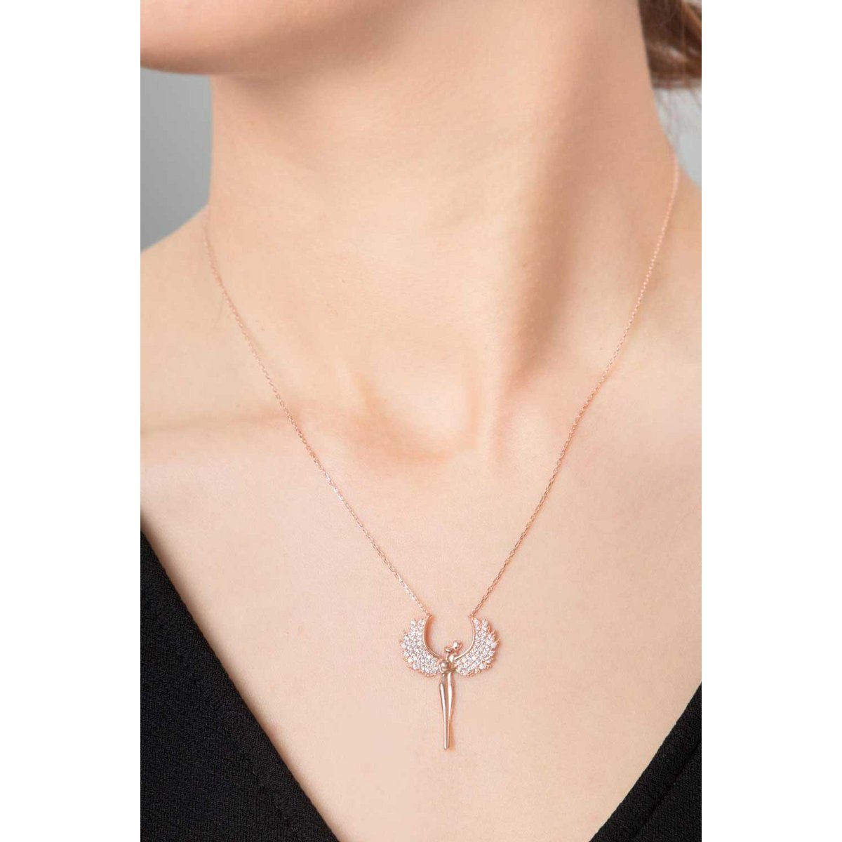 CATENA SOULMATE IN ORO ROSA