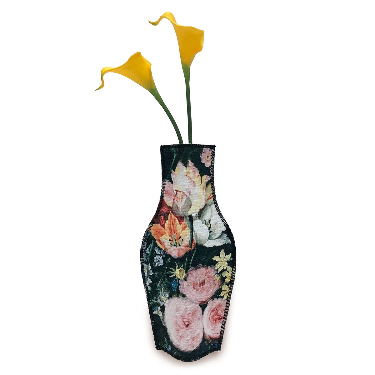 Baroque Flowers Cotton Flower Vase