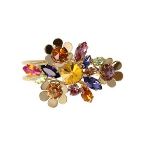 La Bloemen Purple Flower Cuff