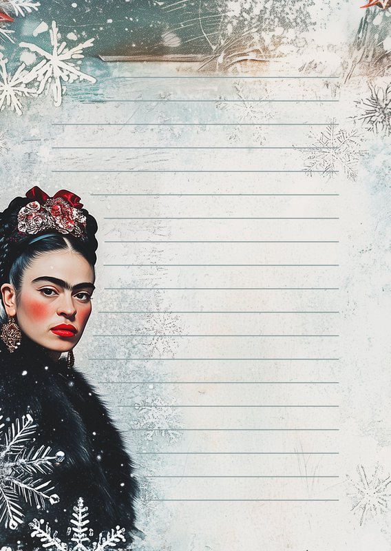 Frida Kahlo: Vinter | Papirvarer Fripperies
