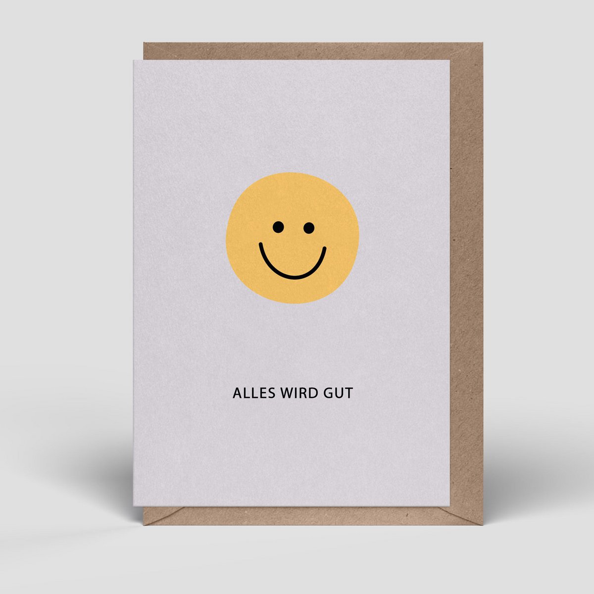 Vouwkaart - Alles komt goed Kaart - Smiley - Nr. 280