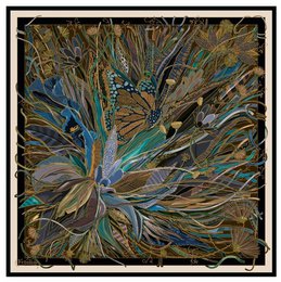 Medusa's Flower 100% Silk Scarf (3 colors)