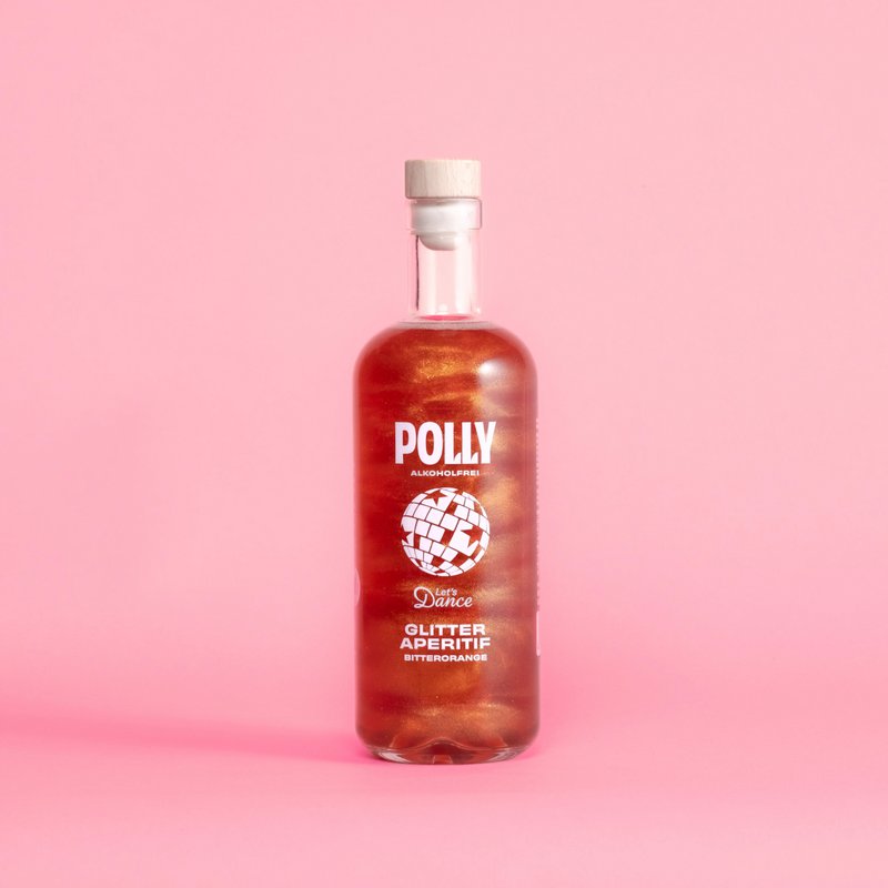POLLY Glitter Aperitif - Let’s Dance Edition – alkoholfrei | Aperitif für glitzernde Spritz Drinks