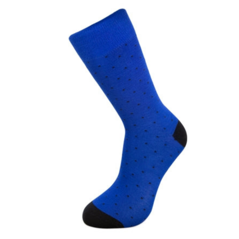 Elektriske Blue Dots bambusstrømper